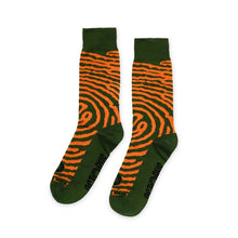 Carica l'immagine nel visualizzatore di Gallery, OCTOPUS ORIGINAL FINGERZ SOCKS JACQUARD SOCKS GREEN ORANGE
