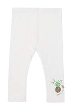 Carica l&#39;immagine nel visualizzatore di Gallery, Desigual Legging Cross 19SGKK05 Legging Bambina Bianco con Grafica sul Fondo

