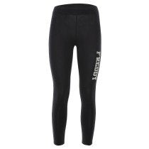 FREDDY Leggins Bimba con Stampa A Rilievo Bianco Lungo LA Gamba, Nero, 6 Anni