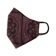 Carica l&#39;immagine nel visualizzatore di Gallery, OCTOPUS BANDANA FACE MASK Mascherina - SUBLIMATED PRINT - 3X FILTERS BLACK
