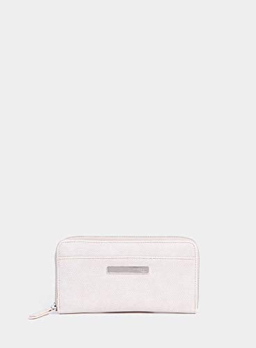 Tiffosi Mila 10026485 Portafoglio Portamonete Donna con Zip Bianco Avorio