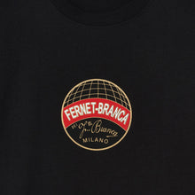Carica l&#39;immagine nel visualizzatore di Gallery, IUTER X FERNET BRANCA - COIN TEE T-Shirt - Screen Print BLACK T-shirt uomo con stampa Nera - Limited Edition
