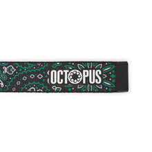 Carica l&#39;immagine nel visualizzatore di Gallery, Octopus BANDANA BELT - FULL PRINT BLACK Cintura Stampa bandana verde e nero
