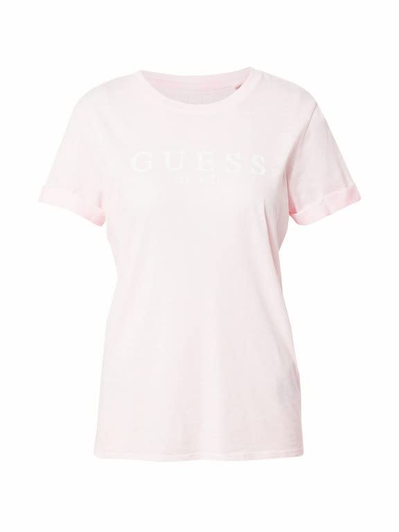 Guess T-Shirt Donna Roll Cuff Tee Rosa E23GU46 W0GI69R8G01