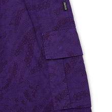 Carica l&#39;immagine nel visualizzatore di Gallery, OCTOPUS DECO CARGO JOGGER SHORT PANTALONE CORTO - SHORT PURPLE VIOLA
