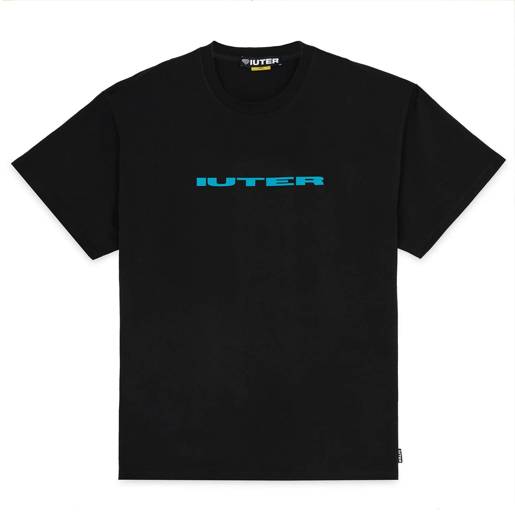 IUTER FRAME TEE T-shirt manica corta Screen Printed BLACK