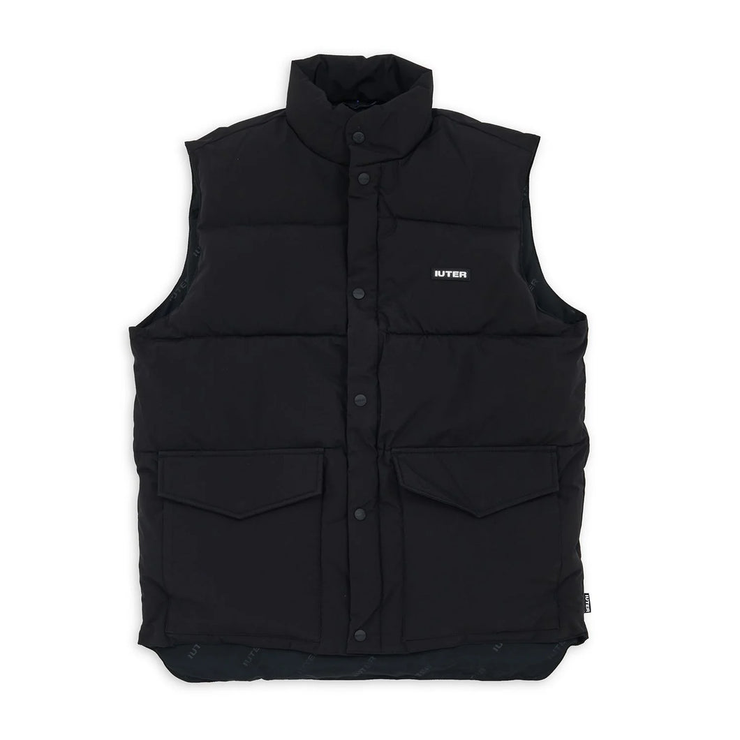 IUTER PUFF VEST Puff Vest BLACK gilet uomo nero