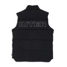 Carica l&#39;immagine nel visualizzatore di Gallery, IUTER PUFF VEST Puff Vest BLACK gilet uomo nero
