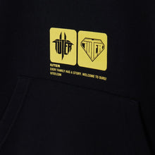 Carica l&#39;immagine nel visualizzatore di Gallery, IUTER TAB HOODIE Hoodie BLACK Felpa uomo con cappuccio
