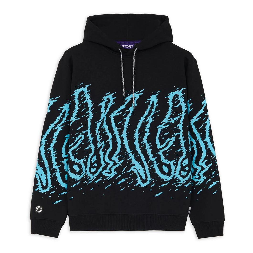 Octopus Fast Hoodie Felpa con cappuccio nera