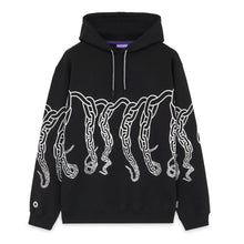 Carica l&#39;immagine nel visualizzatore di Gallery, Octopus Chain Hoodie Felpa uomo con cappuccio nera
