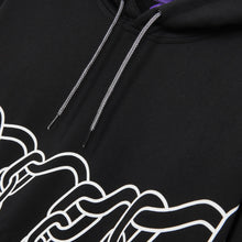 Carica l&#39;immagine nel visualizzatore di Gallery, Octopus Chain Hoodie Felpa uomo con cappuccio nera
