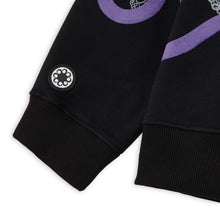 Carica l'immagine nel visualizzatore di Gallery, Octopus Stained Hoodie Felpa con cappuccio nera
