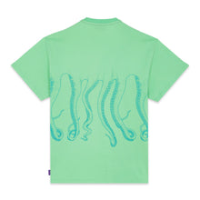 Carica l&#39;immagine nel visualizzatore di Gallery, Octopus Outline Tee T-shirt uomo verde
