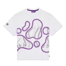 Carica l&#39;immagine nel visualizzatore di Gallery, Octopus Stained Tee T-shirt uomo bianca
