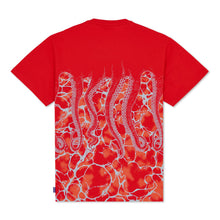 Carica l&#39;immagine nel visualizzatore di Gallery, Octopus Marble Tee T-shirt uomo Rossa
