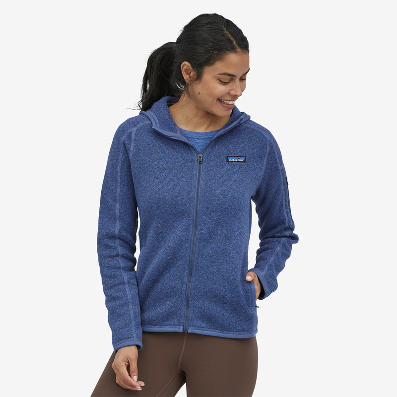 Patagonia Women's Better Sweater® Fleece Hoody Fleece donna zip e cappuccio Current Blue