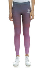 Carica l&#39;immagine nel visualizzatore di Gallery, Franklin &amp; Marshall PFWF765ANS17 Leggings Donna in Tessuto Tecnico Elasticizzato Viola sfumato

