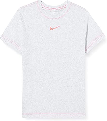 Nike Sportswear T-Shirt Bambina Birch Heather/Sunset Pulse