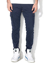Carica l&#39;immagine nel visualizzatore di Gallery, Franklin &amp; Marshall Riley Skinny Fit Uniform Blue Pantalone Leggero in Cotone tasconi Blu
