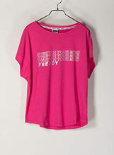 Carica l&#39;immagine nel visualizzatore di Gallery, FREDDY T-Shirt Comfort A Maniche Ampie E con Stampa in Reflex Fuchsia
