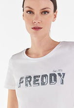 Carica l&#39;immagine nel visualizzatore di Gallery, FREDDY - T-Shirt in Jersey con Grafica Paillettes
