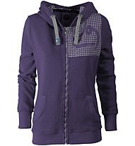 Carica l&#39;immagine nel visualizzatore di Gallery, E9 LOOP fleece donna zip e cappuccio Violet
