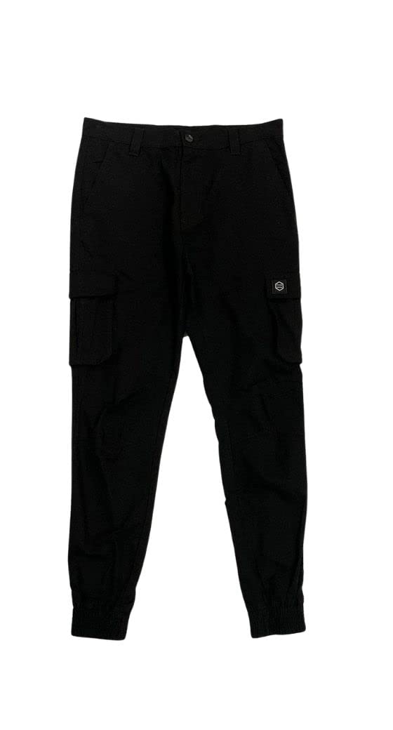 Dolly Noire Cargo Ripstop Pantalone pa901-pd 01 Black (42)
