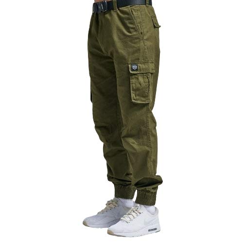 Dolly Noire Cargo Long Pants Ripstop Pantalone Uomo SH130 Green (50)