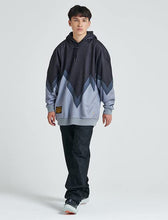 Carica l&#39;immagine nel visualizzatore di Gallery, Dolly Noire Bench Duomo ROVESCIATO Hoodie Oversize Felpa Cappuccio Black Gray AI21

