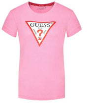 Carica l&#39;immagine nel visualizzatore di Gallery, Guess T-Shirt Donna Maglia Manica Corta Rosa Scollo Rotondo W1RI00I3Z11-G6N3 L

