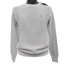 Carica l&#39;immagine nel visualizzatore di Gallery, Fifty Four Fowls CF45 Maglia Maglioncino Leggero in Cotone Uomo Collo Giro Grigio
