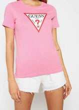 Carica l&#39;immagine nel visualizzatore di Gallery, Guess T-Shirt Donna Maglia Manica Corta Rosa Scollo Rotondo W1RI00I3Z11-G6N3 L
