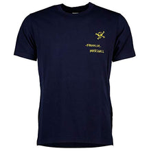 Carica l&#39;immagine nel visualizzatore di Gallery, Franklin &amp; Marshall Jersey Round Neck T-Shirt Uomo Blu Navy Cotone
