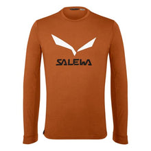 Carica l&#39;immagine nel visualizzatore di Gallery, SALEWA Solidlogo Dry M L/S Tee. Maglietta da Escursionismo Uomo
