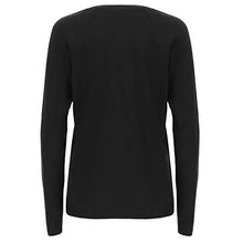 Carica l&#39;immagine nel visualizzatore di Gallery, FREDDY T-Shirt Regular Nera con Manica Lunga Raglan
