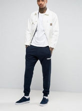 Carica l&#39;immagine nel visualizzatore di Gallery, Carhartt College Sweat Pant uomo lungo Dark Navy
