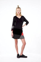 Carica l&#39;immagine nel visualizzatore di Gallery, Desigual Oversize Cougar t-shirt over nera
