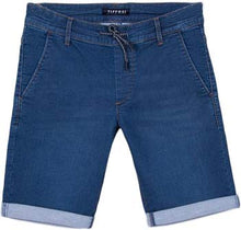 Carica l&#39;immagine nel visualizzatore di Gallery, Tiffosi Edgar 10026807 Bermuda Pantalone Corto in Jeans Bambino Blu
