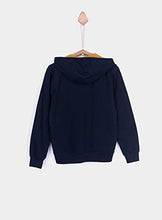 Carica l&#39;immagine nel visualizzatore di Gallery, Tiffosi Omega 10025655 Felpa Bambino con Cappuccio e Zip Blu Stampa 78
