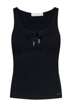 Carica l&#39;immagine nel visualizzatore di Gallery, Guess Top A Costine con Allacciatura W1GR71Z2U0-JBLK Black Nero M
