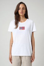 Carica l&#39;immagine nel visualizzatore di Gallery, Napapijri Shea SS W T-shirt a manica corta in cotone Donna White
