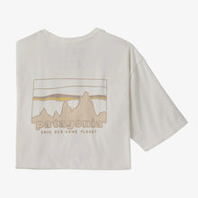 Carica l&#39;immagine nel visualizzatore di Gallery, Patagonia Men&#39;s &#39;73 Skyline Organic T-Shirt uomo Birch White
