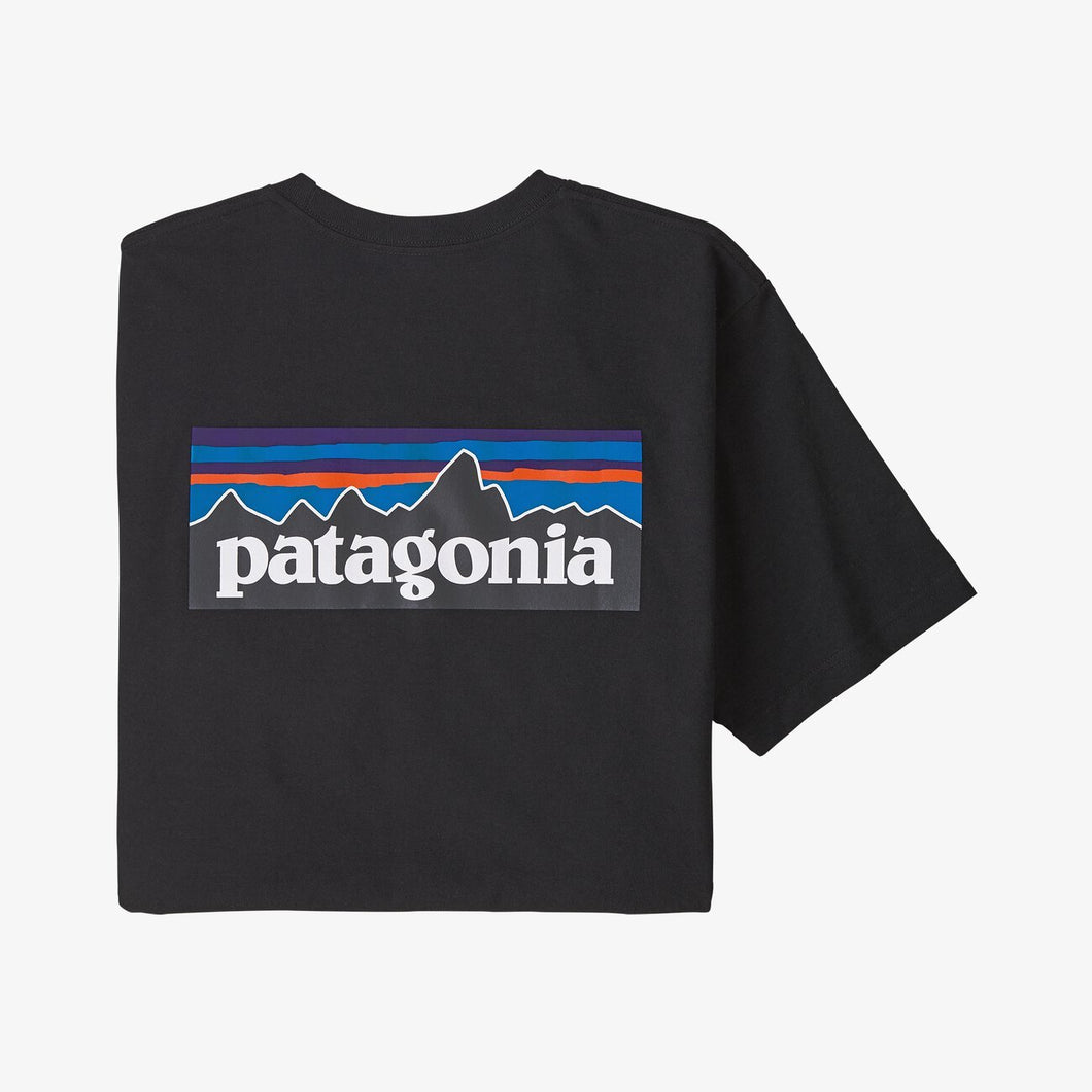 Patagonia Men's P-6 Logo Responsibili-Tee® T-Shirt Uomo Black Nero