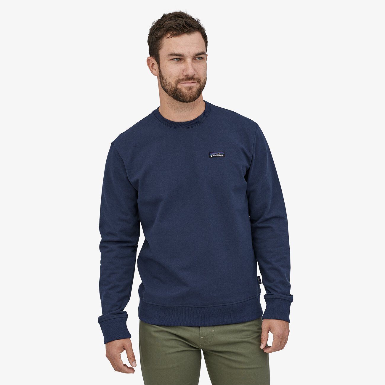 Patagonia Men s P 6 Label Uprisal Crew Sweatshirt Felpa Uomo girocollo ScaccoMattoStore