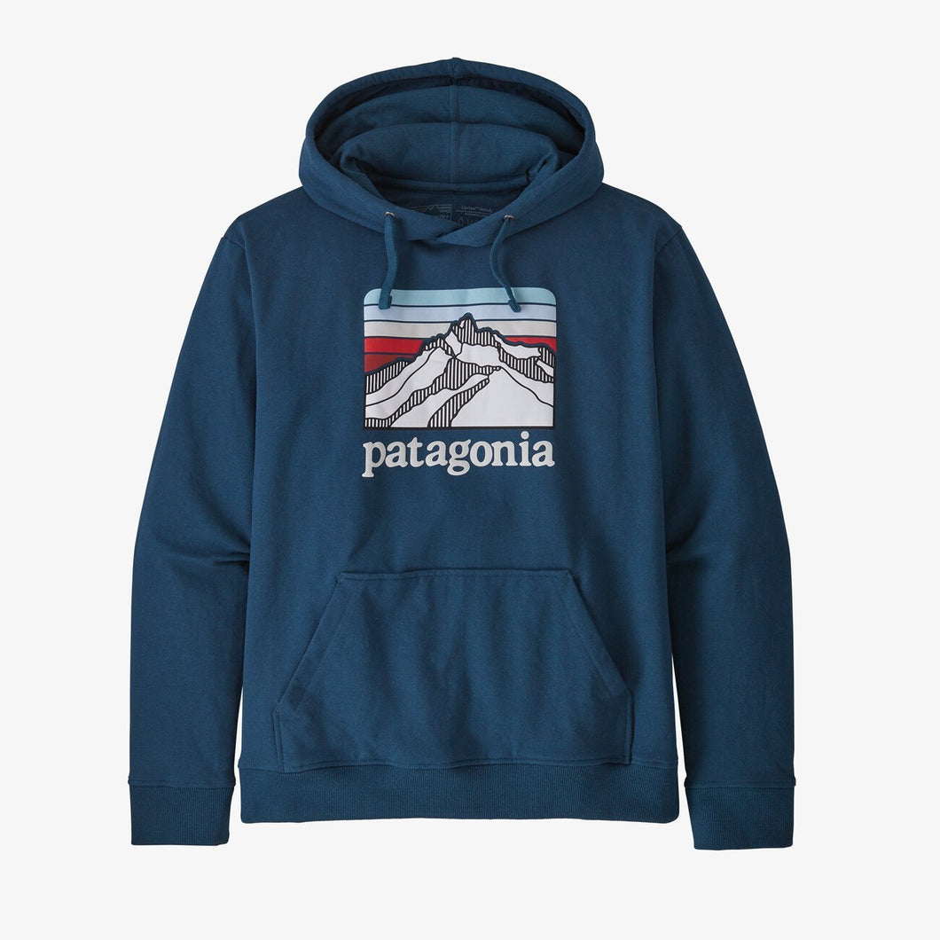 Patagonia Men's Line Logo Ridge Uprisal Hoody Felpa uomo con cappuccio Crater Blue