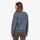 Carica l&#39;immagine nel visualizzatore di Gallery, Patagonia Women&#39;s Ridge Rise Stripe Uprisal Crew Sweatshirt Felpa donna Plume Grey Grigio
