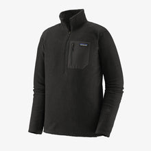 Carica l&#39;immagine nel visualizzatore di Gallery, Patagonia Men&#39;s R1® Air Zip-Neck Fleece Uomo mezza zip Black nero
