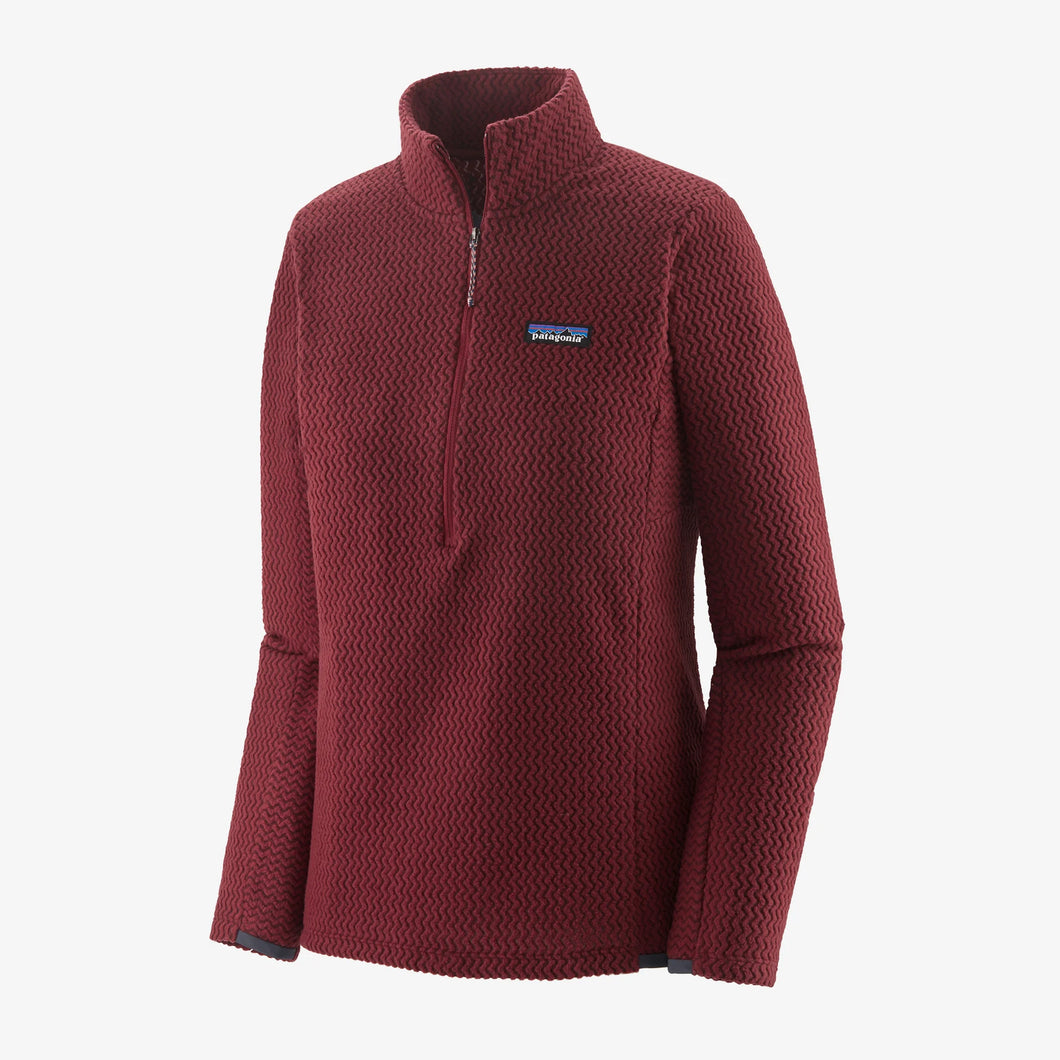 Patagonia Women's R1® Air Zip-Neck Fleece Donna mezza zip Sequoia Red