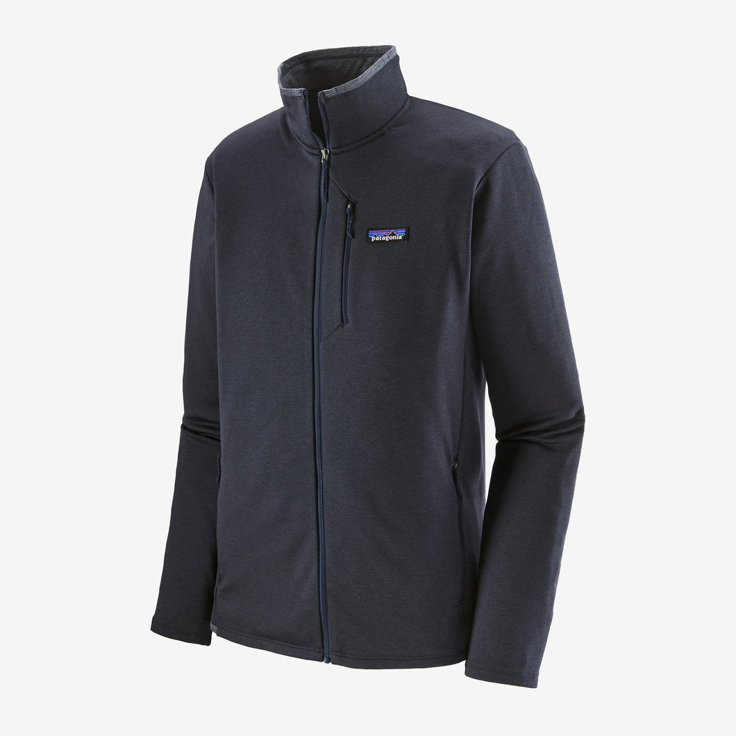Patagonia Men's R1® Daily Jacket giacca in pile uomo caldo e comodo Smolder Blue - Light Smolder Blue X-Dye